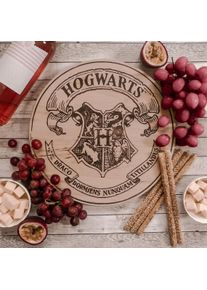 Harry Potter - Tabla de cortar escudo de Hogwarts de haya
