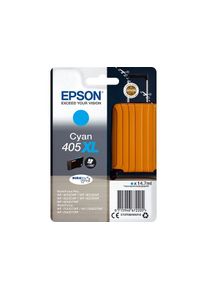 Cartucho De Tinta Original Epson 405 Xl Alta Capacidad Cian