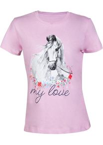 HKM Horse Spirit T-Shirt, rosa, 158/164