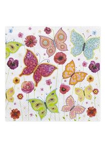 partydeco 20 serviettes réveil printanier 33 x 33 cm