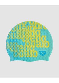 arena Swim Cap - Unisex - Multi Colours - Size: One size fits all - Print Junior Silicone Swim Cap Age 6-12