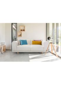 OTTO home , 2-Sitzer »Maroon« in skandinavischem Design, mit losen Kissen , beige