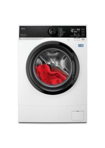 AEG , Waschmaschine 6000 »LSR6FA75470« 7 kg 1400 U/min , weiß , ZEIT SPAREN-OPTION – WASCHDAUER UM BIS ZU 50 % VERKÜRZEN, OHNE KOMPROMISSE BEI DER...