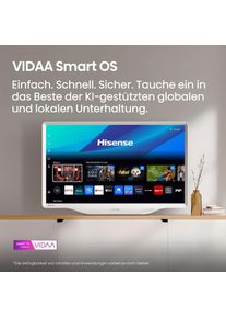 HISENSE , QLED-Fernseher »32S5Q« 80 cm/32 ′′ Full HD Smart-TV , weiß , Galerie-Modus - Hole dir die Kunstaustellung nach Hause