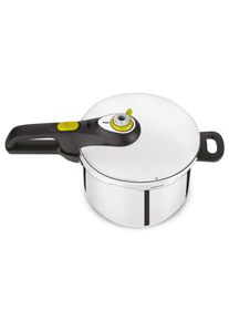 Tefal, Schnellkochtopf &raquo;Secure 5 Neo, Dampfkochtopf Induktion, Fassungsverm&ouml;gen 6L&laquo; 1 Stk. tlg. Edelstahl, silberfarben, 6 l + &Oslash; 22 cm + H&ouml;he 25,4 cm,