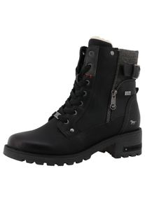 Mustang Shoes, Damen, Winterstiefelette &raquo;Haukea&laquo; Winterstiefelette, Boots mit Innenrei&szlig;veschluss, schwarz, 41, schwarz, Modische Stiefelette mit 
