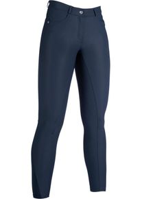 HKM Luna Reithose, Silikon-Vollbesatz, dunkelblau, 38