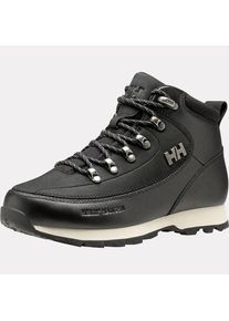 Helly Hansen, Damen, Winterstiefel &raquo;W THE FORESTER PREMIUM&laquo; wasserdichtes Leder, Winterstiefel, Schn&uuml;rstiefel, Winterschuhe, BLACK, 38, BLACK, Bequeme