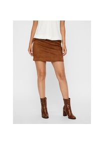 V&eacute;ro Moda Vero Moda, Damen, Lederimitatrock &raquo;VMDONNADINA FAUXSUEDE SHORT SKIRT&laquo;, cognac, L (40), cognac, Modischer Minirock von VERO MODA