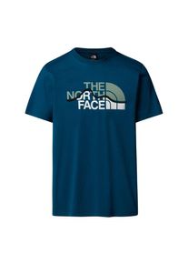 The North Face, Damen, T-Shirt &raquo;M SS MOUNTAIN LINE TEE&laquo; 1 Stk., Mineral Ink, M, Mineral Ink, T-Shirt f&uuml;r entspannte Tage und sportlichen Look
