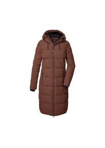Killtec, Damen, Steppmantel &raquo;KOW 56 WMN QLTD CT&laquo;, cappuccino, 42, cappuccino, Damen Wintermantel in Daunenoptik mit regulierbarer Kapuze