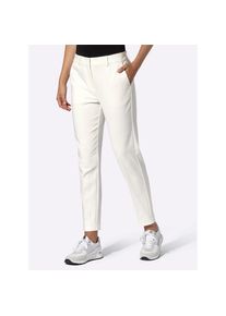 Heine, Damen, 7/8-Hose, ecru, Normalgr&ouml;&szlig;en, 40 -Normalgr&ouml;&szlig;en, ecru, optisch streckende B&uuml;gelfalten