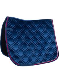 HKM Berry Schabracke, dunkelblau, Pony Dressur/Pony