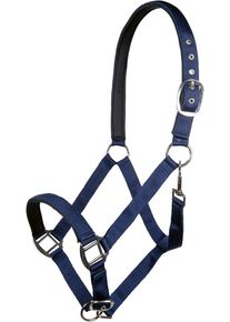 HKM Charming Halfter, weich unterlegt, dunkelblau, Vollblut