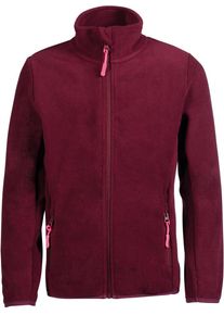 HKM Anni Fleecejacke, weinrot, 122/128