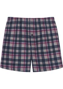 Herren Boxershorts blau-kariert Größe 7