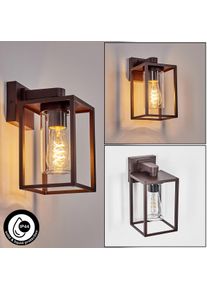 hofstein Trancozelos outdoor wall light, wall light rust-coloured, 1-light source