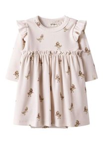 Lil'Atelier Vestido, beige / púrpura, talla 74