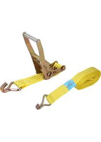 Wolfpack-Tires, Spanngurt + Ladungssicherung, Cinta de Amarre Con Ratchet 50 mm. x 9 metros (1 unidad)