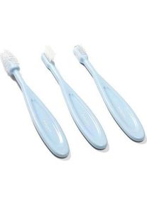 Babyono, Handzahnbürste, Zahnbürste Blau 3 Stück (3 x)