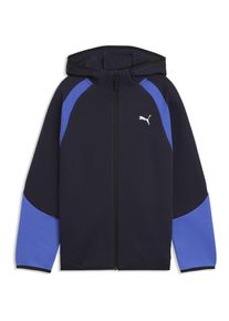 Puma, Jungen, Laufjacke, EVOSTRIPE Full-Zip Hoodie DK B (176), Blau, 176