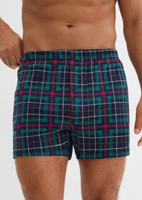 bonprix Bóxers holgados de punto con algodón (5 unidades), azul, 10 (4XL)