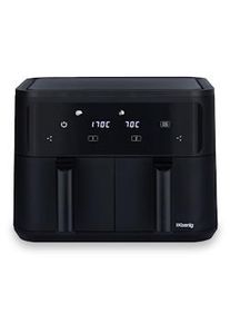 H.Koenig Fritadeira dupla sem &oacute;leo 2x4,5L