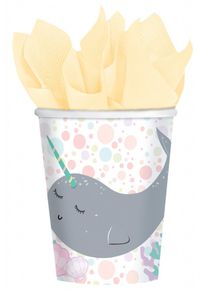 Amscan 8 tasses de fête narval 250 ml
