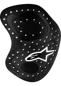 Alpinestars Nucleon Racing KR-HR, protetores de quadril n&iacute;vel 2 , cor: Preto/Branco , tamanho: L