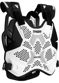 Thor Sentinel Pro, chaleco protector , color: Blanco/Negro , tama&ntilde;o: XS/S