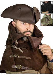Leather hood with straps - Gevaudan
