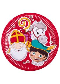 Boland 10 Sankt Nikolaus papirtallerkener 23cm