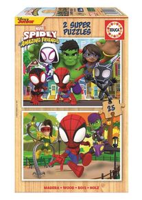 Educa 2x25 Spidey & His Amazing Friends Wood