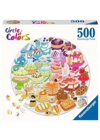 Ravensburger Jigsaw Puzzle Round Circle of Colors Desserts Pastries 500st. Boden