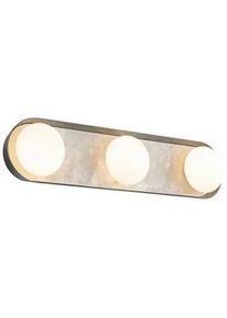 Elstead Lighting Led-Wandleuchte , Braun , Metall, Glas, Stein , 75 mm , G , 14.2x9.1x59.1 cm , Lampen & Leuchten, Leuchtenserien