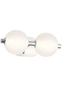 Elstead Lighting Wandleuchte , Chromfarben , Metall, Glas , G , 39x15.1 cm , Lampen & Leuchten, Leuchtenserien