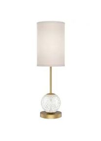 Elstead Lighting Led-Tischleuchte , Messingfarben , Metall, Kunststoff, Textil , G , 22.5x62.5 cm , RoHS, Ce , Nur In Filialen Erhältlich