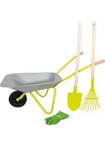 Small Foot Kinderschubkarre , Multicolor , Metall, Kunststoff , 79x50x36 cm , EN 71 , qualitativ hochwertig , Freizeit & Co, Gartenspielzeug