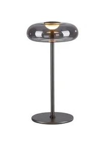 Schöner Wohnen Schöner Wohnen Led-Tischleuchte , Grau , Metall, Kunststoff, Glas , 22x45x22 cm , Nur In Filialen Erhältlich