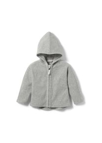 Tchibo - Detsk&aacute; flau&scaron;ov&aacute; bunda - pre b&aacute;b&auml;tko - veľ. 98/104 - farba: siv&aacute;
