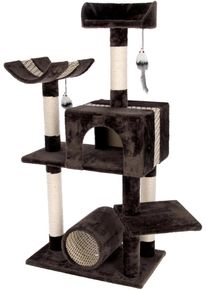 KERBL Pet Safari Big Kratzbaum, dunkelbraun, 60x36x122cm