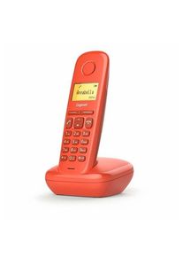 Gigaset A170 Teléfono Dect Rojo