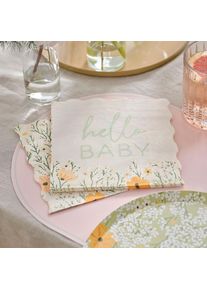 Ginger Ray 16 serviettes Blooming Life 16,5 cm