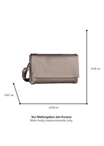 Gabor, Damen, Abendtasche &raquo;Salara&laquo; Damen Umh&auml;ngetasche, Schultertasche mit &Uuml;berschlag, old silver, old silver, PERFEKTER BEGLEITER: Kleine Clutch/ 