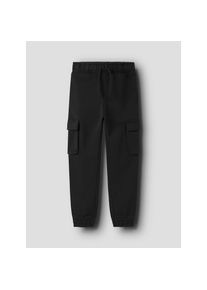 name it , Jungen,Jugendliche , Sweathose »NKMOLLIE CARGO PANT BRU NOOS« , Black , N-Gr , 164 -N-Gr , 164 , Cargohose von name it für Jungen