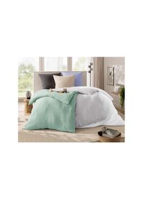 Kaeppel , Bettwäsche 2 tlg. tlg. , hellblau , 100% Baumwolle , B/L: 135 cm x 200 cm