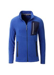 LPO, Herren, Fleecejacke &raquo;SORREL MN&laquo; hochgeschlossener Kragen, blue, 3XL, blue, leichtes Stretch-Fleece mit Waffelstruktur bietet optimale 