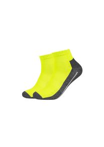 Camano, Damen, Kurzsocken &raquo;function&laquo; 4 Paar, 4 Stk. tlg. mit entlastender Halbpl&uuml;schsohle, lime, 43-46, lime, Socken von Camano mit weichem, gerippten