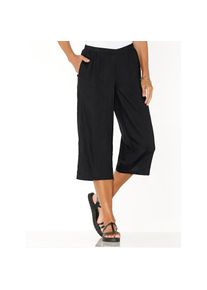 Classic Basics, Damen, 3/4-Hose, schwarz, Normalgr&ouml;&szlig;en, 40 -Normalgr&ouml;&szlig;en, schwarz, bequemer Rundum-Dehnbund