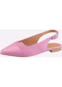 Heine, Damen, Ballerina, rose, 36, rose, Made in Portugal